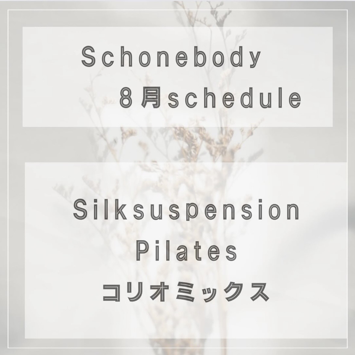 8月度 RegularLesson