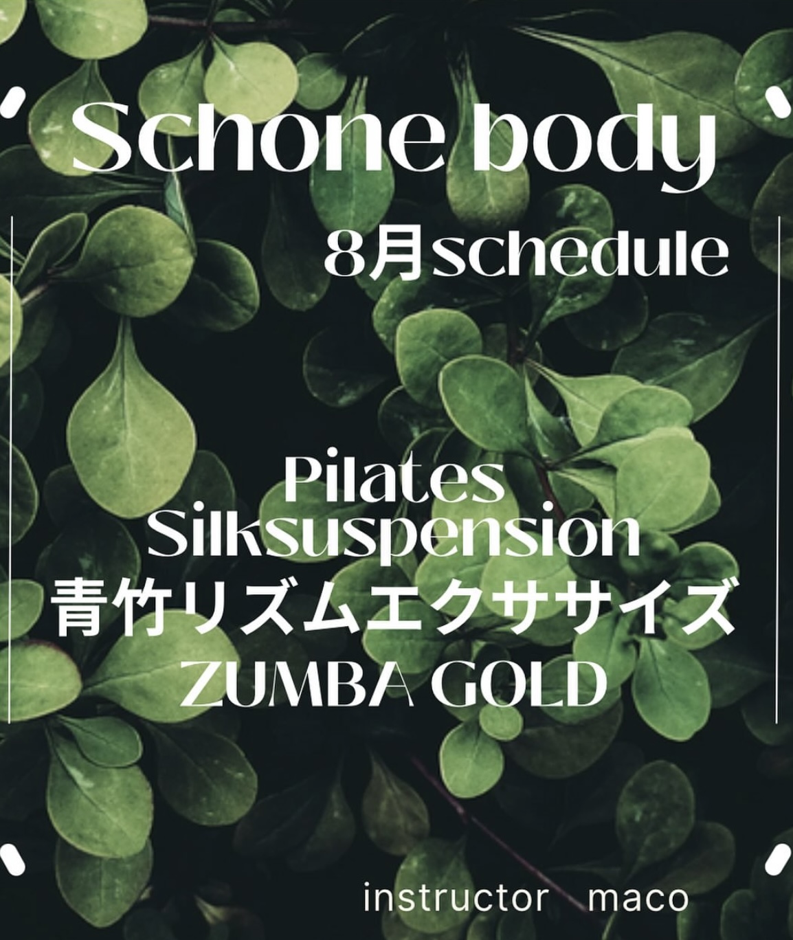 8月度 RegularLesson